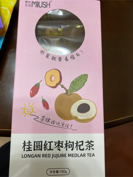 茗优生活 牌桂圆红枣枸杞茶150g