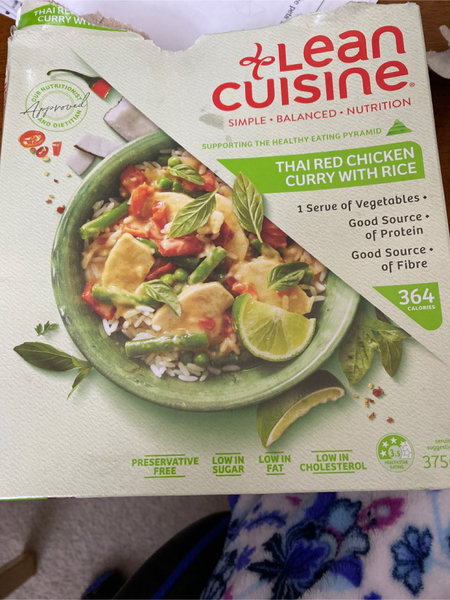 lean cuisine Thairedchickencurrywithrice