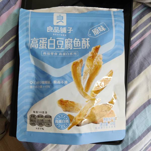 良品铺子 高蛋白豆腐鱼酥(原味)50g