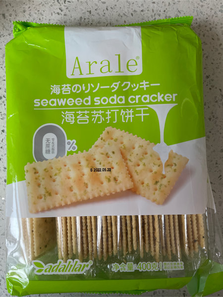 Arale 海苔苏打饼干400g