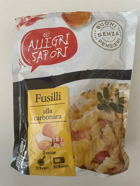 ALLEGRI <em>SAPORI</em> Fusilliallacarbonara