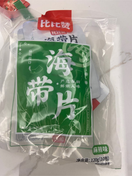 比比赞 海带片麻辣味120g