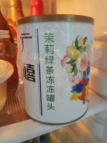 广禧 茉莉绿茶冻冻罐头900g