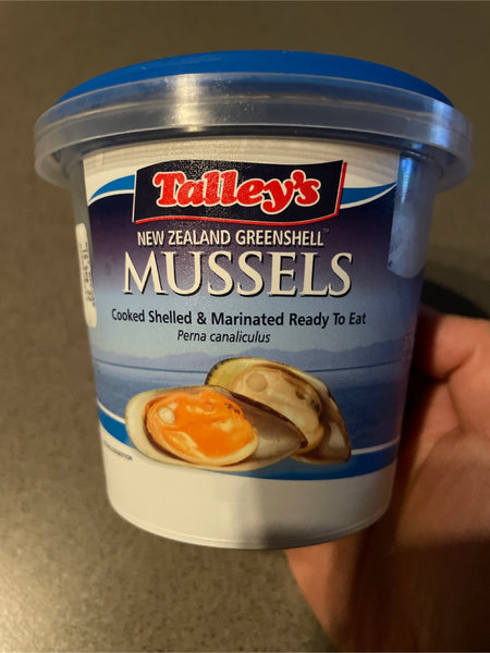 Talley’s mussels Mussels