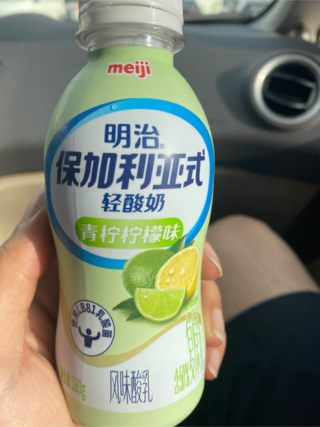 明治 meiji 明治保加利亚式轻酸奶  青柠柠檬味 180g