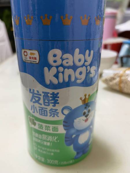 金龙鱼baby kings 发酵小面条菠菜面