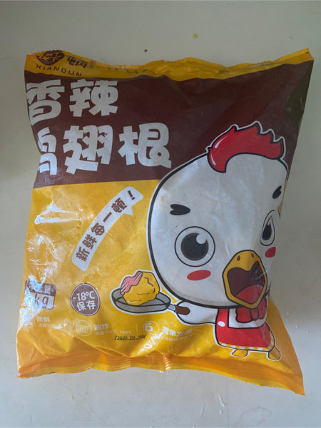 鲜顿 香辣鸡翅根1kg