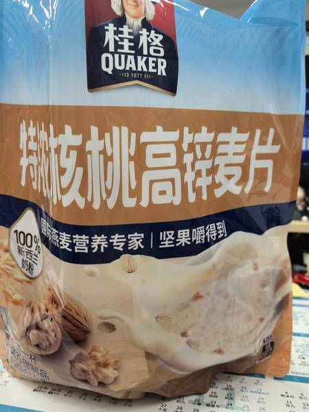 QUAKER桂格 特浓核桃高锌麦片