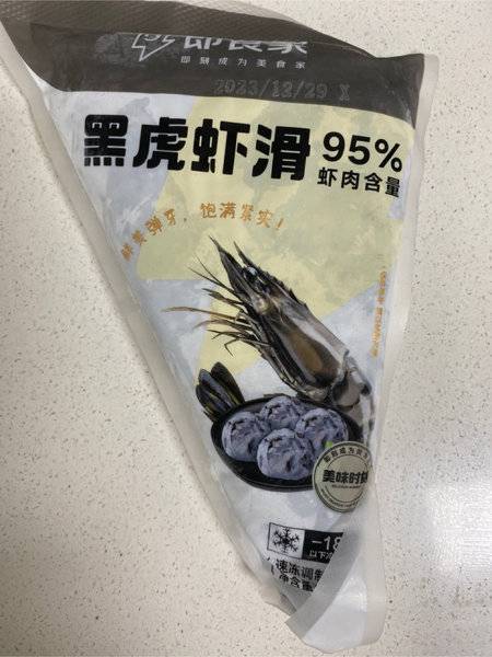 即食家 95%虾肉含量黑虎虾滑