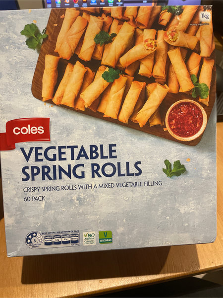 <em>Coles</em>. <em>Coles</em>春卷【蔬菜口味】