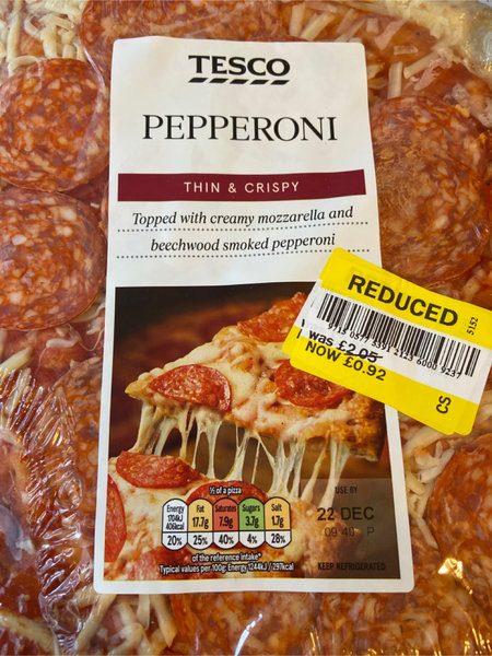 Tesco pepperoni