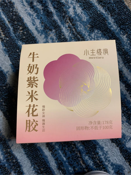 小主慢调 牛奶紫<em>米花</em><em>胶粥</em>